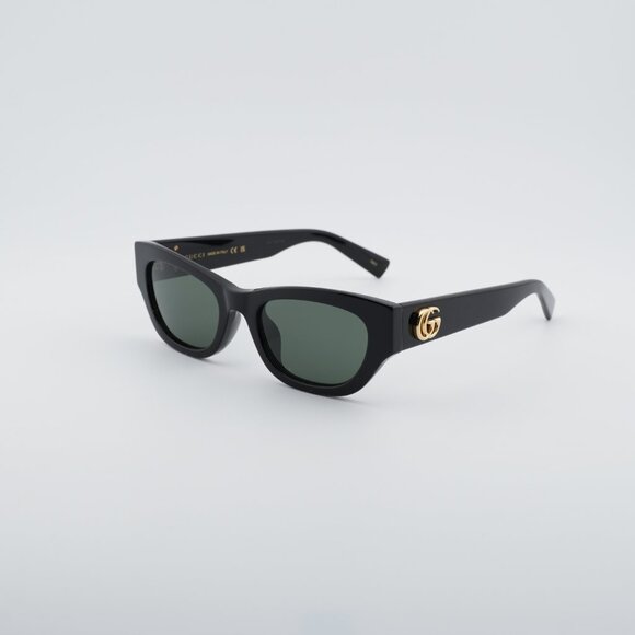 Gucci GG1954SA 001 Sunglasses Black Cat Eye Frame, Grey Lenses main image 8